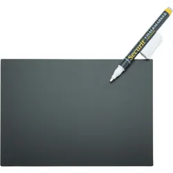 Securit® Kreidetafel TAGs A5 inkl. 1 Securit® Kreidestift, 4 Spikes und 4 transparenten Haltern, 10er Set