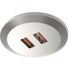 Domus Line Einbau USB-Charger Subby 24/VDC - Edelstahl Effekt