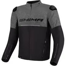 SHIMA Drift Motorrad Textiljacke schwarz-grau, Größe S