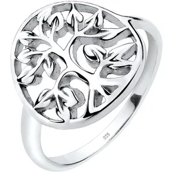 Elli Lebensbaum Floral 925er Sterling Silber Ringe   Damen 