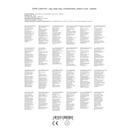 ich-zapfe Zapfhahn, Bierzapfhahn, Schankhahn, Kolbenschankhahn - vergoldet, Length:35 mm