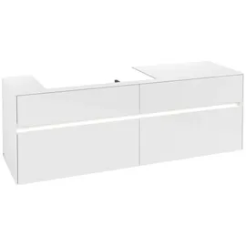 Villeroy & Boch Waschbeckenunterschrank Collaro 4 Auszüge 160 x 54,8 x 50 cm Weiß