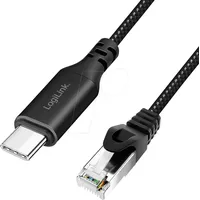 Logilink USB-C Adapter 1 m Schwarz