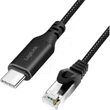 Logilink USB-C Adapter 1 m Schwarz