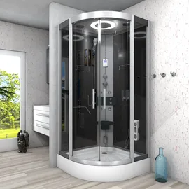 AcquaVapore Duschkabine Dusche D58-13T0 90x90 cm ohne 2k Scheiben Versiegelung