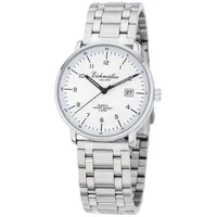 EICHMÜLLER Herrenuhr Weiss Metallband 38 mm