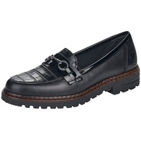 RIEKER Damen Loafer 54862-01 schwarz Gr. 40