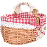 BESPORTBLE Rattan Aufbewahrungskorb Obstkorb Einfacher Snackkorb Eleganter Dekorativer Korb