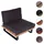 MCW MCW-H54 Loungesessel hellbraun/dunkelgrau