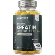 WeightWorld Kreatin Monohydrat Gummibärchen 90 Stück