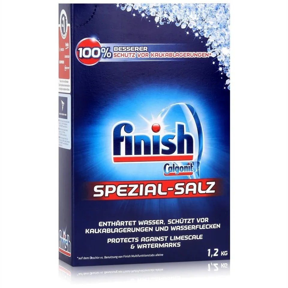 FINISH Handgelenkstütze 8x finish Spezial-Salz Spülmaschine 5x Power 1,2kg