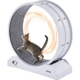 Vevor Katzenlaufrad, Laufrad Katzen Laufband 80x34x85cm, für Katzen bis zu 4kg,