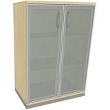 FM Helmets fm Aktenschrank Sidney, 4260267329276 königsahorn, Acrylglas satiniert 1 Fachboden 80,0 x 44,2 x 78,1 cm