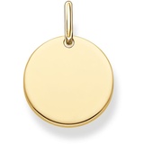 Thomas Sabo Damen Anhänger Coin 925 Sterling Silber LBPE0001-413-12