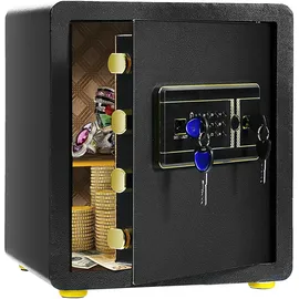 Costway Wandtresor Elektronikschloss 45 L / keine Sicherheitsstufe
