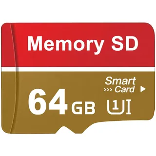 gupmar SD Karte 64GB Wasserdicht Speicherkarte Mini SD Card Externe Datenspeicher Memory Card für Kameras, Dashcam (64gb)