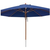 anndora Marktschirm Ø 400 cm navy blau