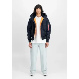 Alpha Industries MA-1 Hooded blau 54
