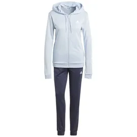 adidas Linear Trainingsanzug weiß|blau L