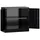 Classix Stahlschrank X-530309 tiefschwarz 80,0 x 38,0 x 75,0 cm, aufgebaut