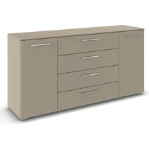 Rauch Kombikommode 160 x 81 x 42 cm Fango / Grau