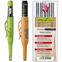 Vasalat Pica Dry Tieflochmarker Graphit + Pica 150 rot