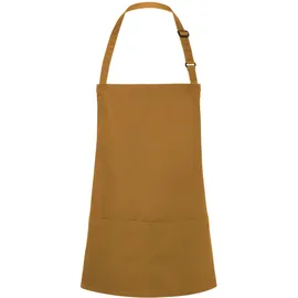 KARLOWSKY Kochschürze, Kurze Latzschürze Basic mit Schnalle und Tasche (One Size)