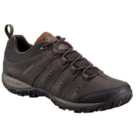 Columbia Woodburn II WP wasserdichte Wanderschuhe für Herren, Braun (Cordovan Cinnamon), 46