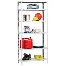 Simonrack Metallregal 6 Böden 2000x900x400 mm Weiß
