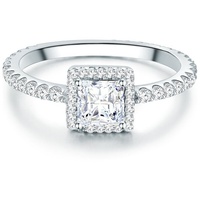 Trilani Ring Sterling Silber Zirkonia in 50 Damen