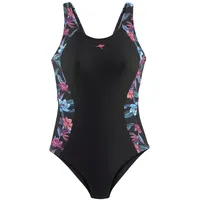 KangaROOS Badeanzug Damen schwarz-bedruckt Gr.38