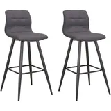 byLIVING Barhocker Simone 42 x 103 x 51 cm Anthrazit