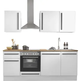 BASIC by Balculina Winkelküche Denver L-Form 220 cm Weiß