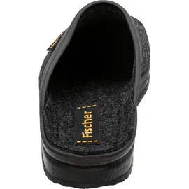 Fischer Markenschuh Pantoffeln Schwarz 41