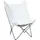 Beliani Sessel NYBRO Samtstoff 70 x 99 x 85 cm Weiß/Schwarz retro