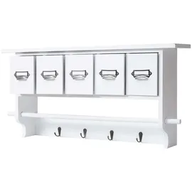 MCW Garderobe C49-G 65 x 32 x 13 cm Weiß