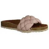 Pantolette softer Flecht-Bandage rosa