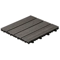 Home Deluxe WPC Bavaro anthrazit 30 x 30 x 2,2 cm 11 St.