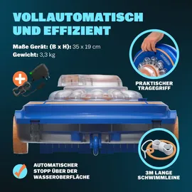 monzana Poolroboter Poolboy 600 ‎35 x 19 x 19 cm blau