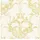 Profhome Barock Tapete Ornament 0,53 m x 10 m 5,33 m2 Gelb/Weiß 961965-GU
