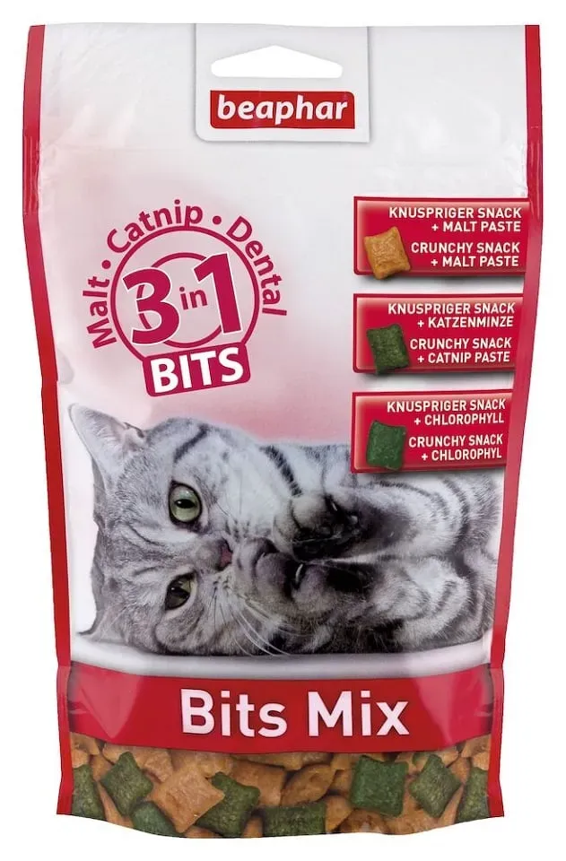 BEAPHAR Bits mix 150 g Katzenleckerli 3 in 1