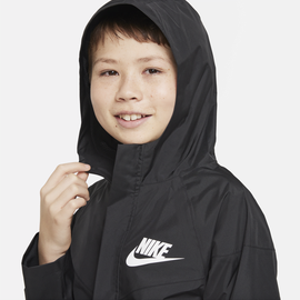 Nike Sportswear Windbreaker Storm-FIT Windrunner Big Kids' (Boys) Jacket schwarz S (128/134)