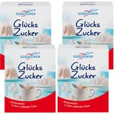 4x 500g Südzucker Glücks Zucker Zuckerwürfel in Herz Form Pik, Kreuz und Karo