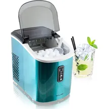 mspoint Mulano Eiswürfelmaschine Edelstahl Blau