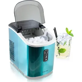 mspoint Mulano Eiswürfelmaschine Edelstahl Blau