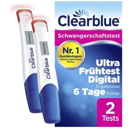 Clearblue Schwangerschaftstest ULTRA FRÜHTEST DIGITAL 2er 2 St Test