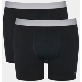 SLOGGI 2P Men GO ABC 2 0 Shorts Schwarz Baumwolle Small Herren