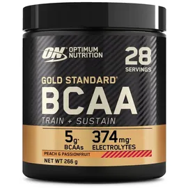 Optimum Nutrition Gold Standard BCAA Train + Sustain Peach & Passion Fruit Pulver 266 g