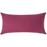 Homescapes Kissenbezug HOMESCAPES 40 x 80 cm Beere