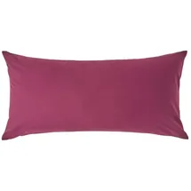 Homescapes Kissenbezug HOMESCAPES 40 x 80 cm Beere